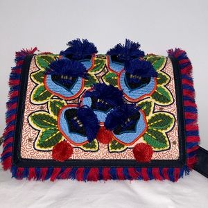 Tory Burch Embroidered Floral Crossbody